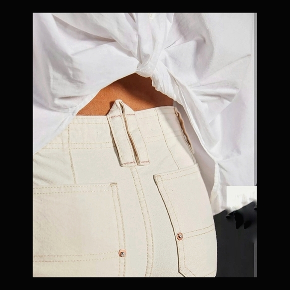 NWT Anthropologie Wide Leg Carpenter Pants by Pilcro - Picture 4 of 5